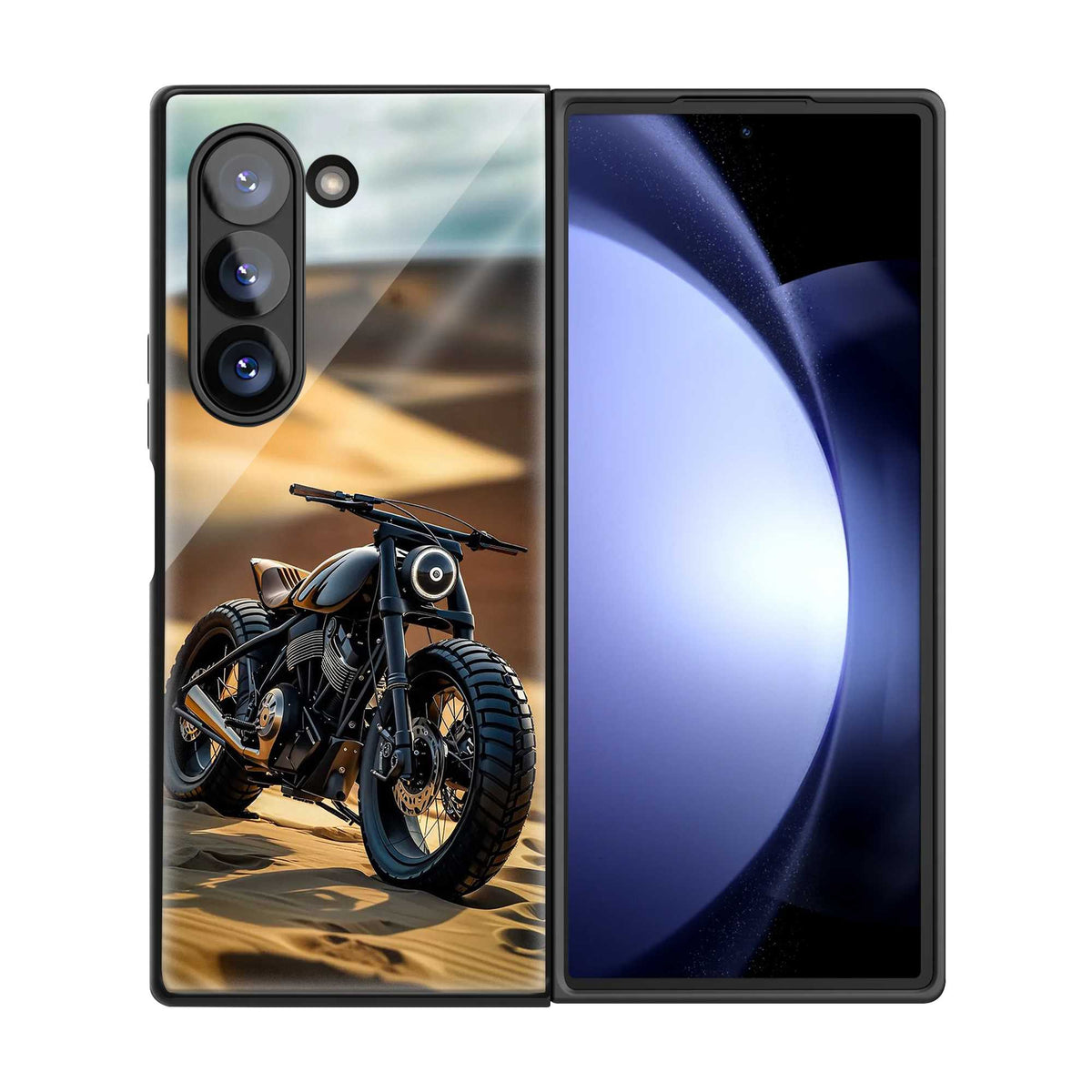 Desert Ride Samsung Z Fold Glass Case