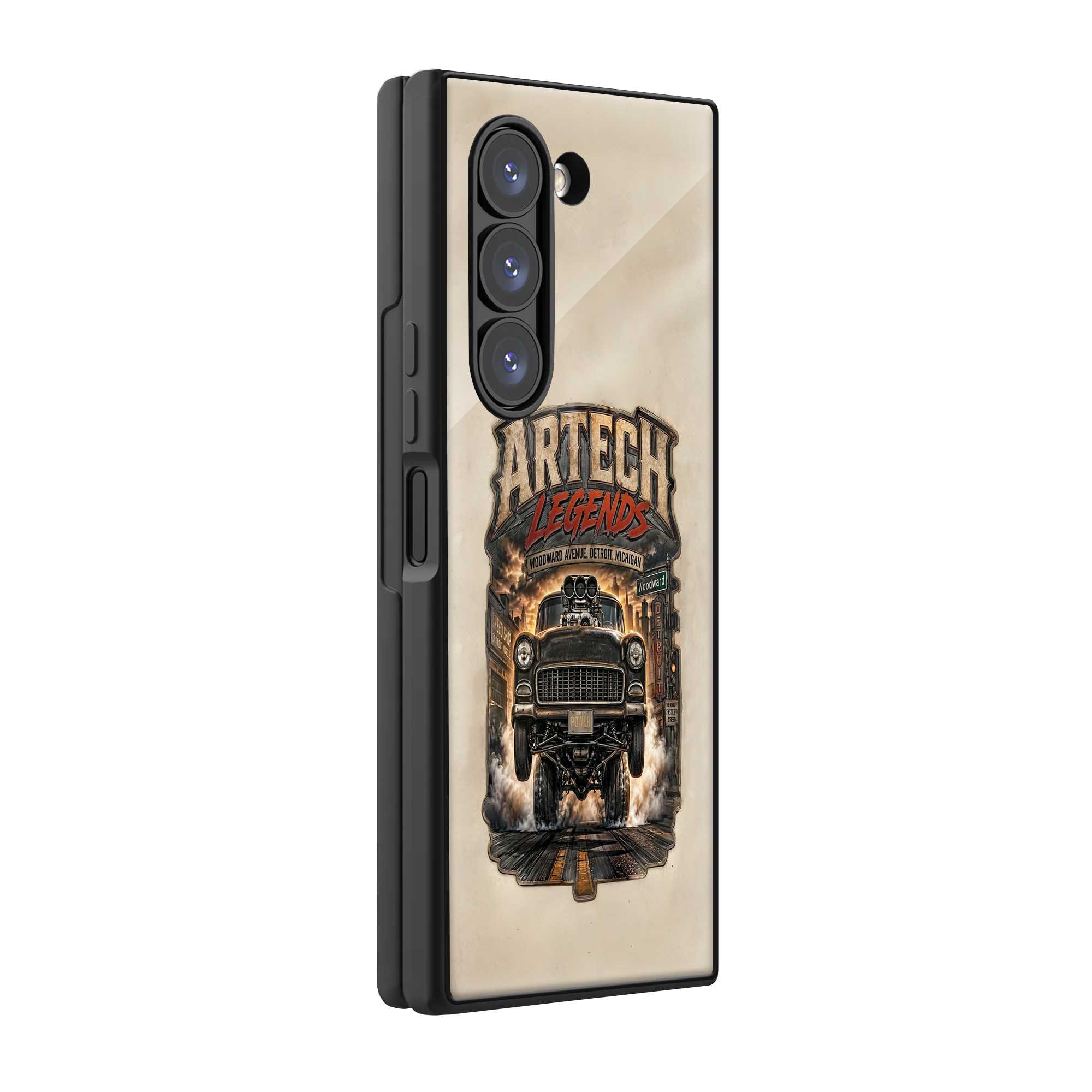 Detroit Legends Samsung Z Fold Glass Case