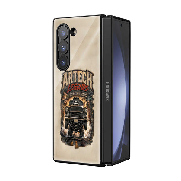 Detroit Legends Samsung Z Fold Glass Case