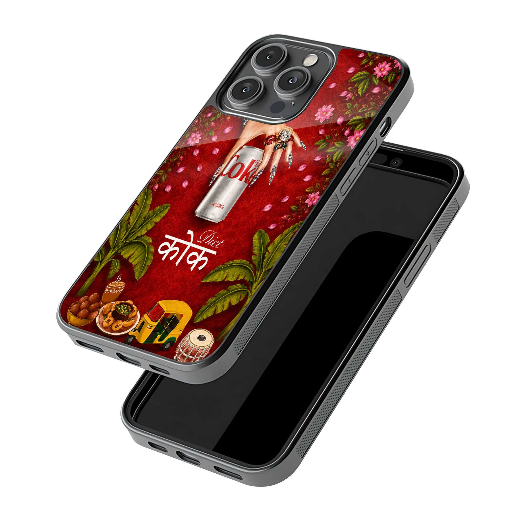 Diet Coke Mehfil Glass Case
