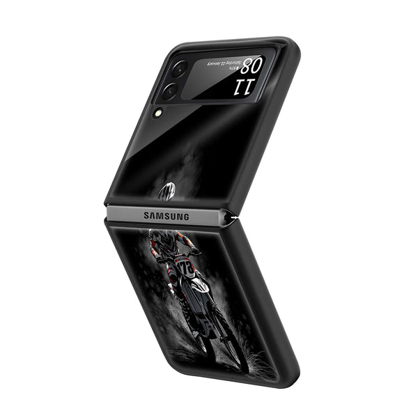 Dirt Rush Samsung Z Flip Glass Case