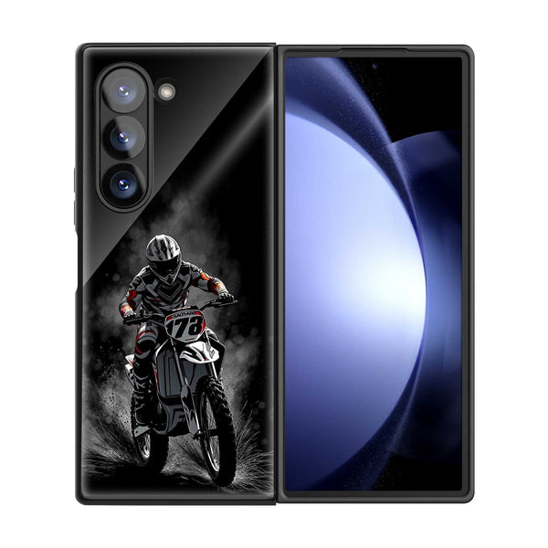 Dirt Rush Samsung Z Fold Glass Case