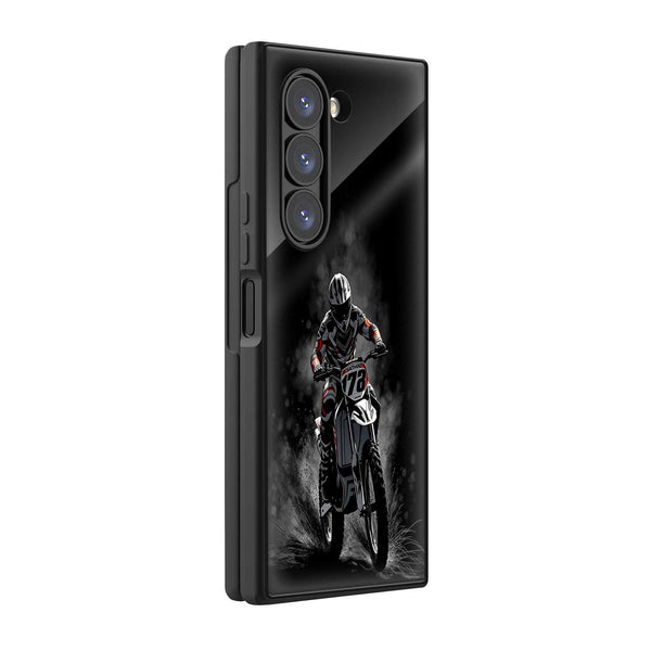 Dirt Rush Samsung Z Fold Glass Case