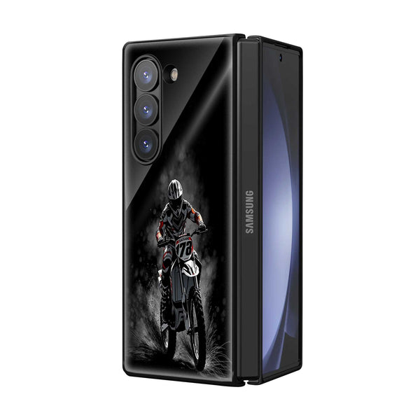 Dirt Rush Samsung Z Fold Glass Case
