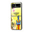 Divine Krishna Thoughts Samsung Z Flip Glass Case