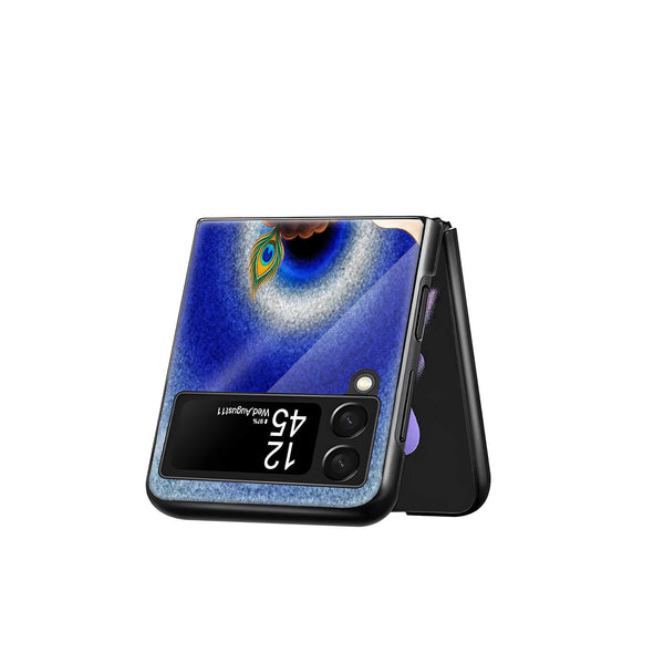 Divine Aura Samsung Z Flip Glass Case