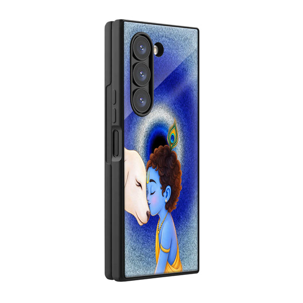 Divine Aura Samsung Z Fold Glass Case