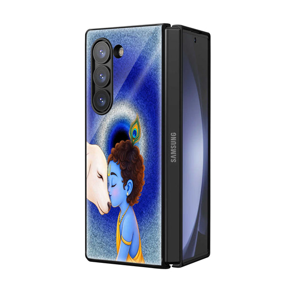 Divine Aura Samsung Z Fold Glass Case