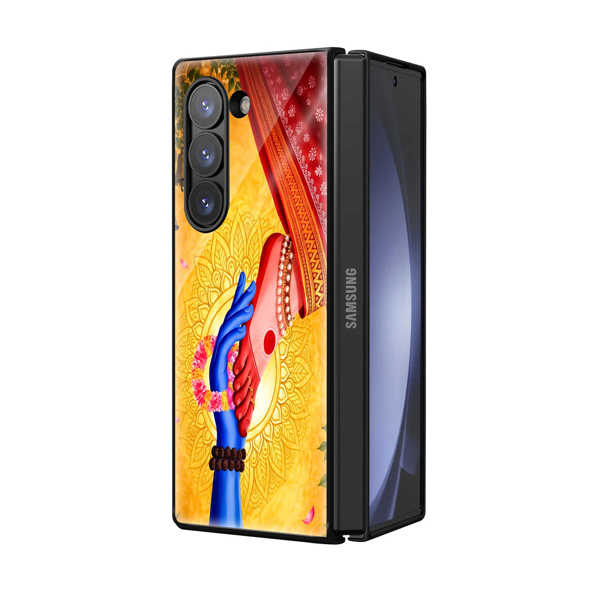 Divine Calm Samsung Z Fold Glass Case