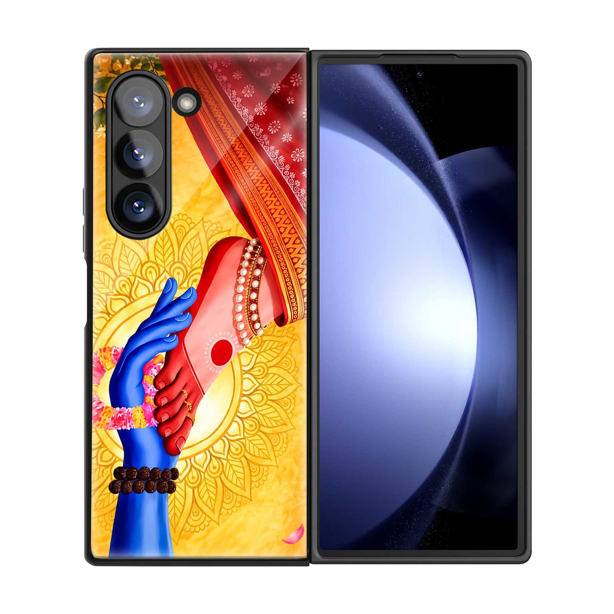 Divine Calm Samsung Z Fold Glass Case
