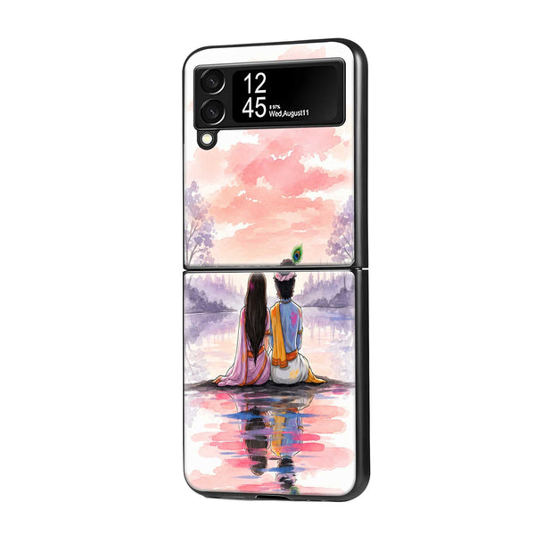 Divine Love Samsung Z Flip Glass Case