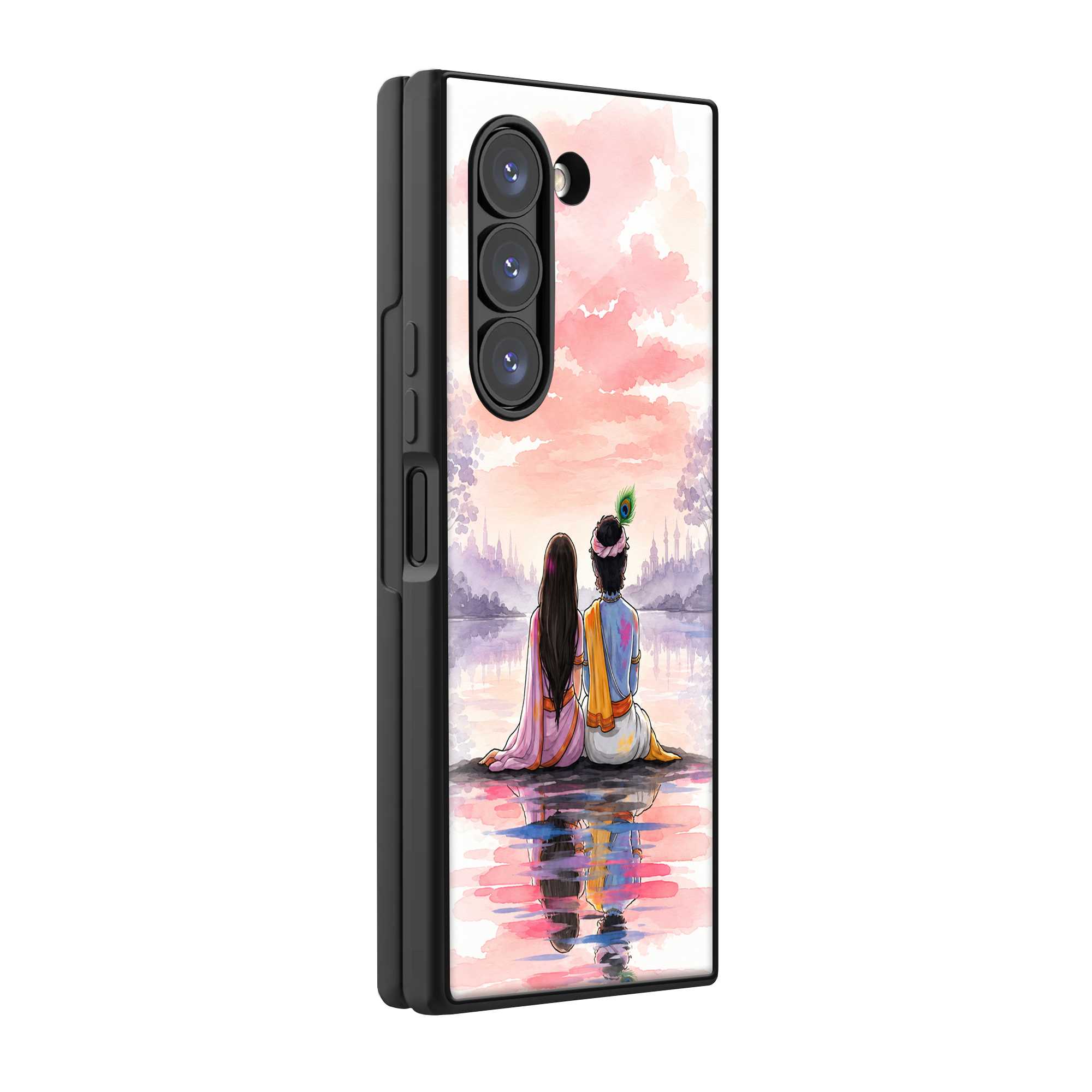 Divine Love Samsung Z Fold Glass Case