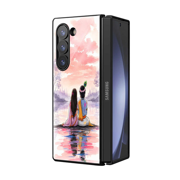 Divine Love Samsung Z Fold Glass Case