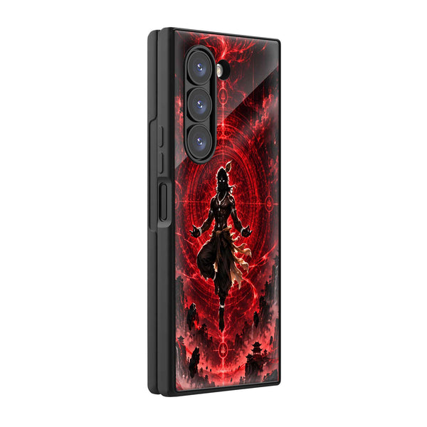 Divine Rage Samsung Z Fold Glass Case