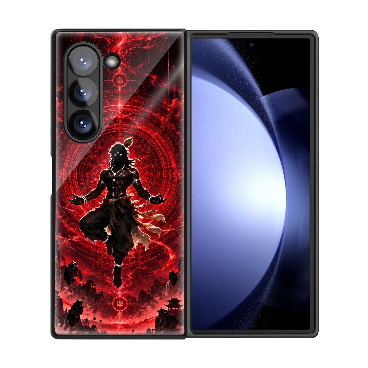 Divine Rage Samsung Z Fold Glass Case