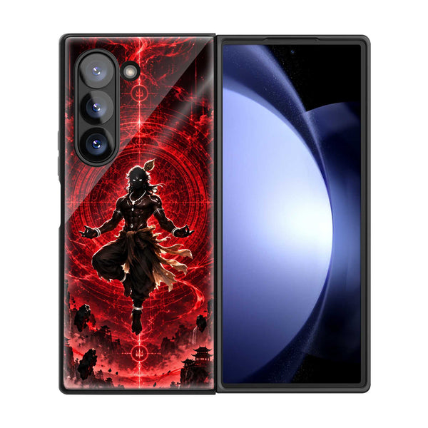 Divine Rage Samsung Z Fold Glass Case