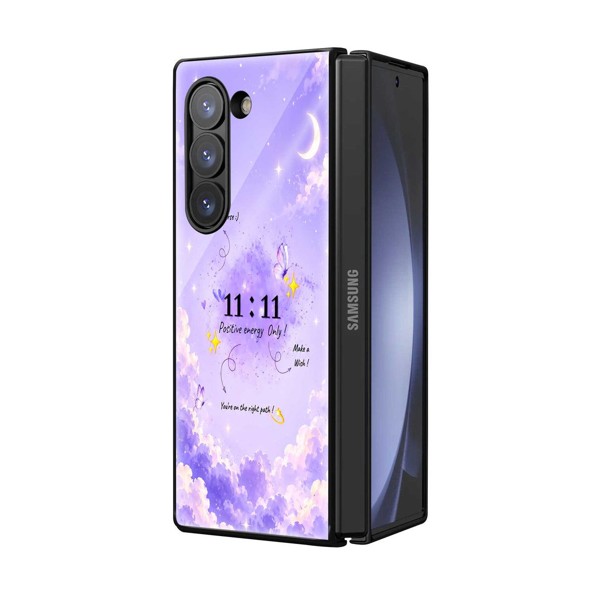Divine Timing Samsung Z Fold Glass Case