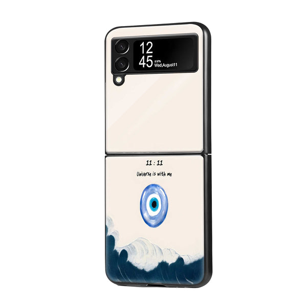 Divine Timing Samsung Z Flip Glass Case