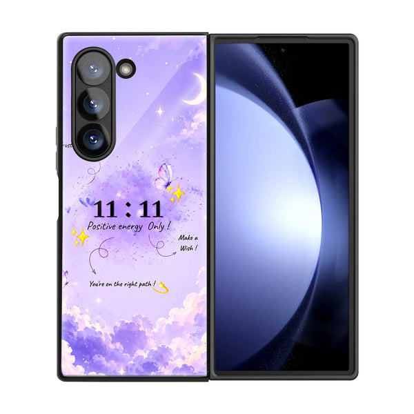 Divine Timing Samsung Z Fold Glass Case