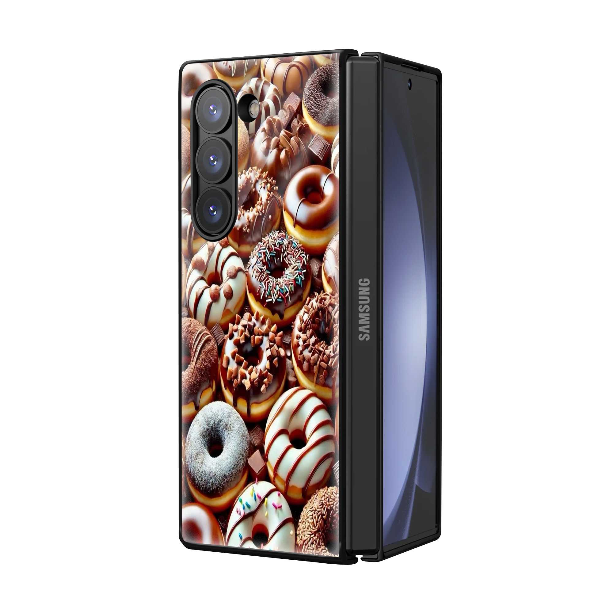 Donut Delight Samsung Z Fold Glass Case