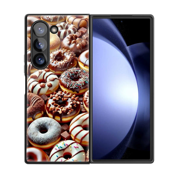 Donut Delight Samsung Z Fold Glass Case