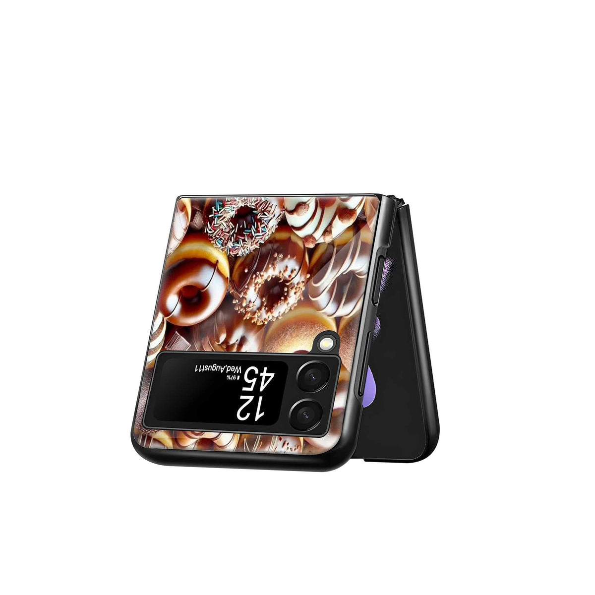Donut Delight Samsung Z Flip Glass Case