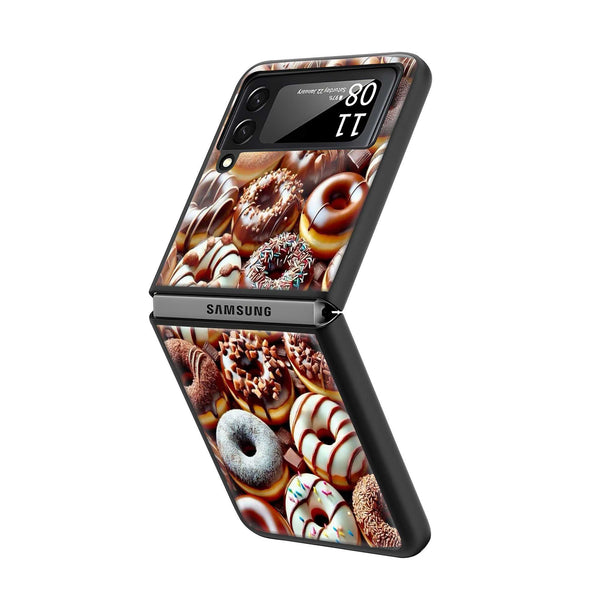 Donut Delight Samsung Z Flip Glass Case