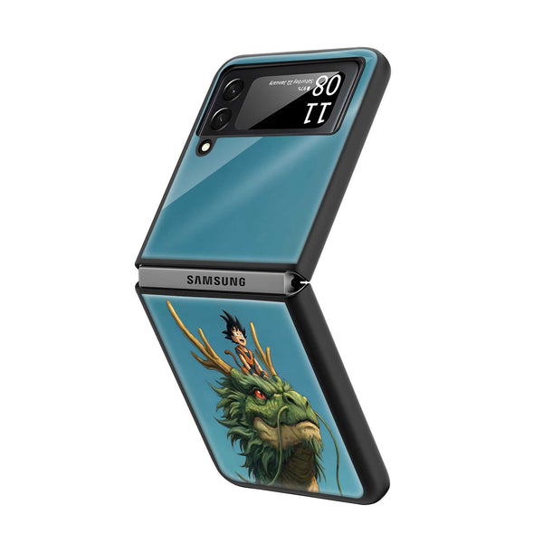 Dragon Rider Samsung Z Flip Glass Case
