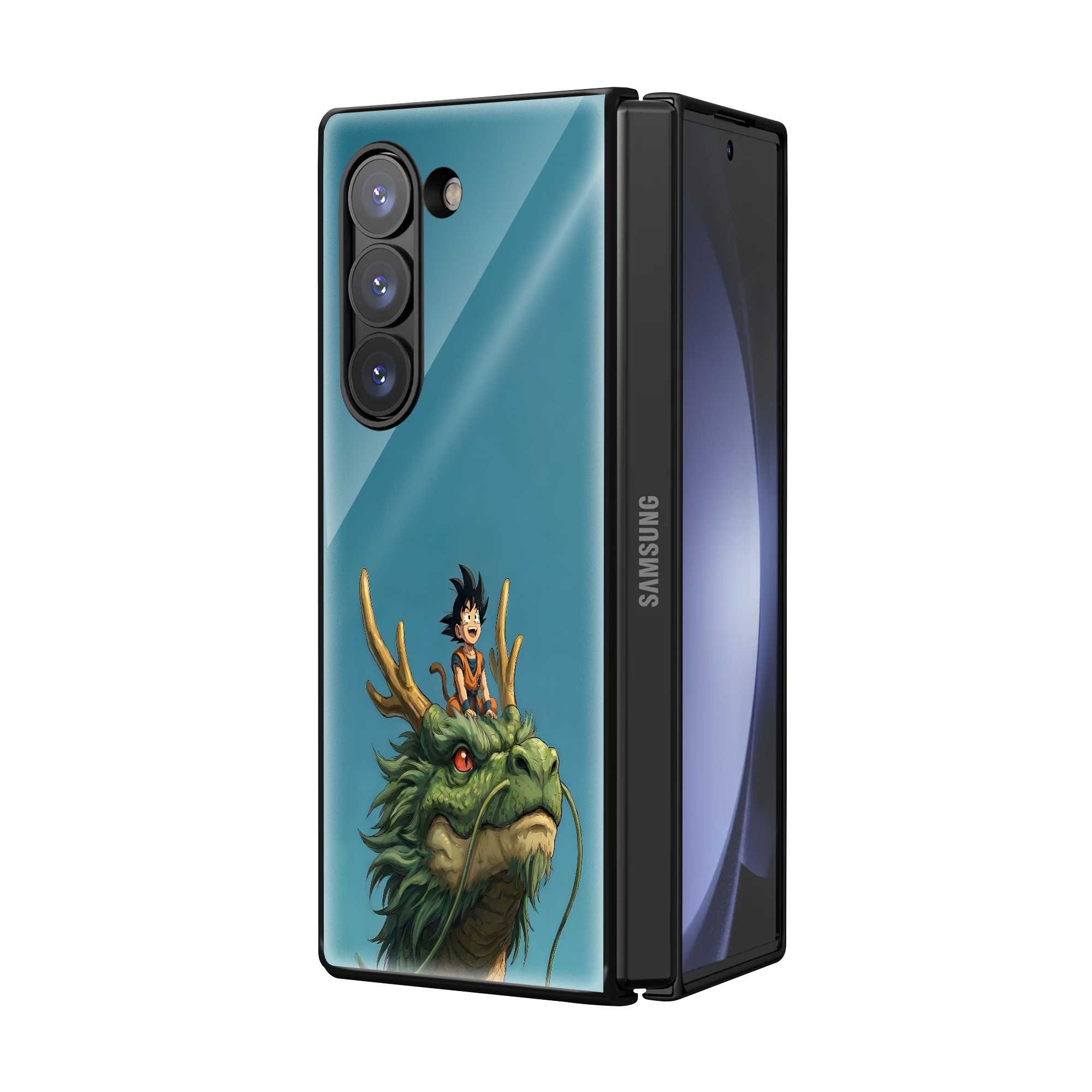 Dragon Rider Samsung Z Fold Glass Case