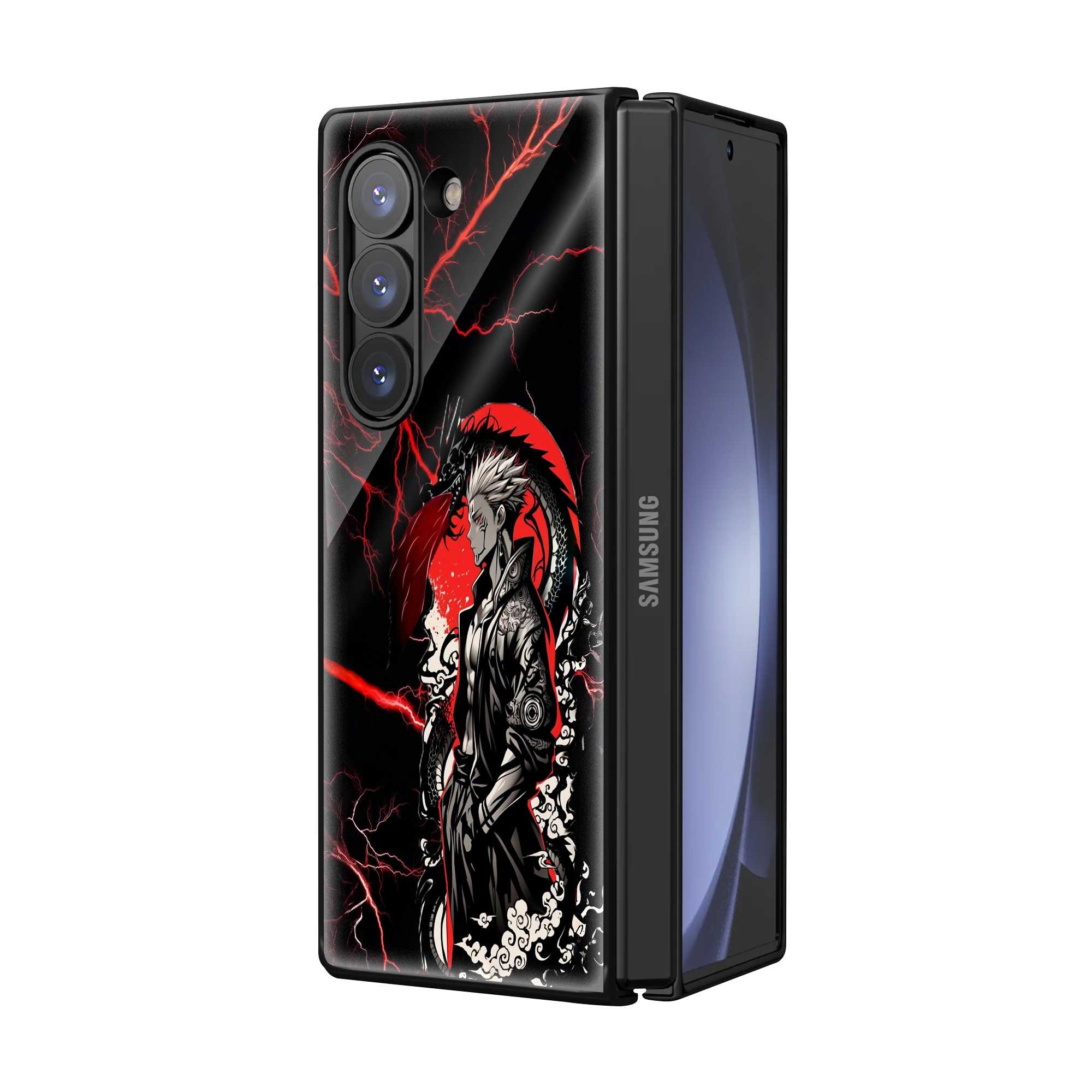 Dragon’s Wrath Samsung Z Fold Glass Case