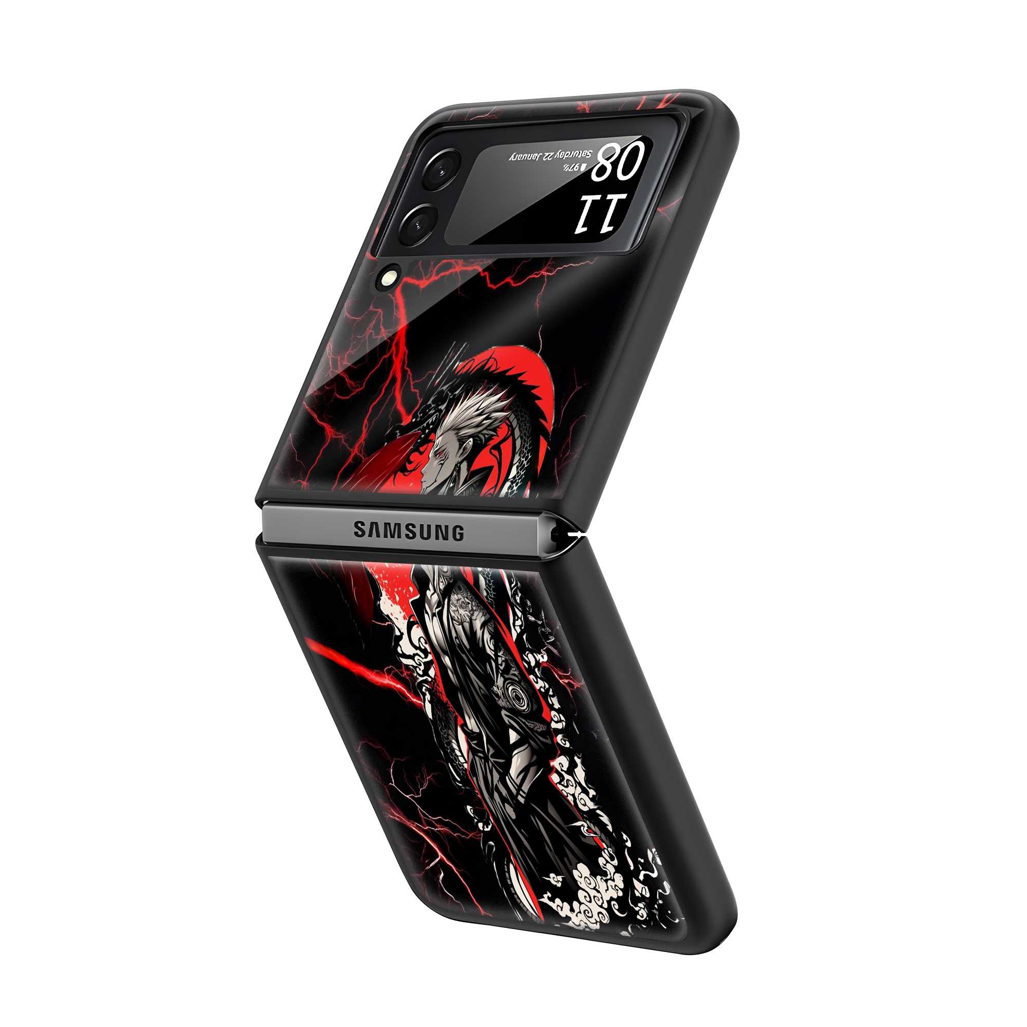 Dragon’s Wrath Samsung Z Flip Glass Case