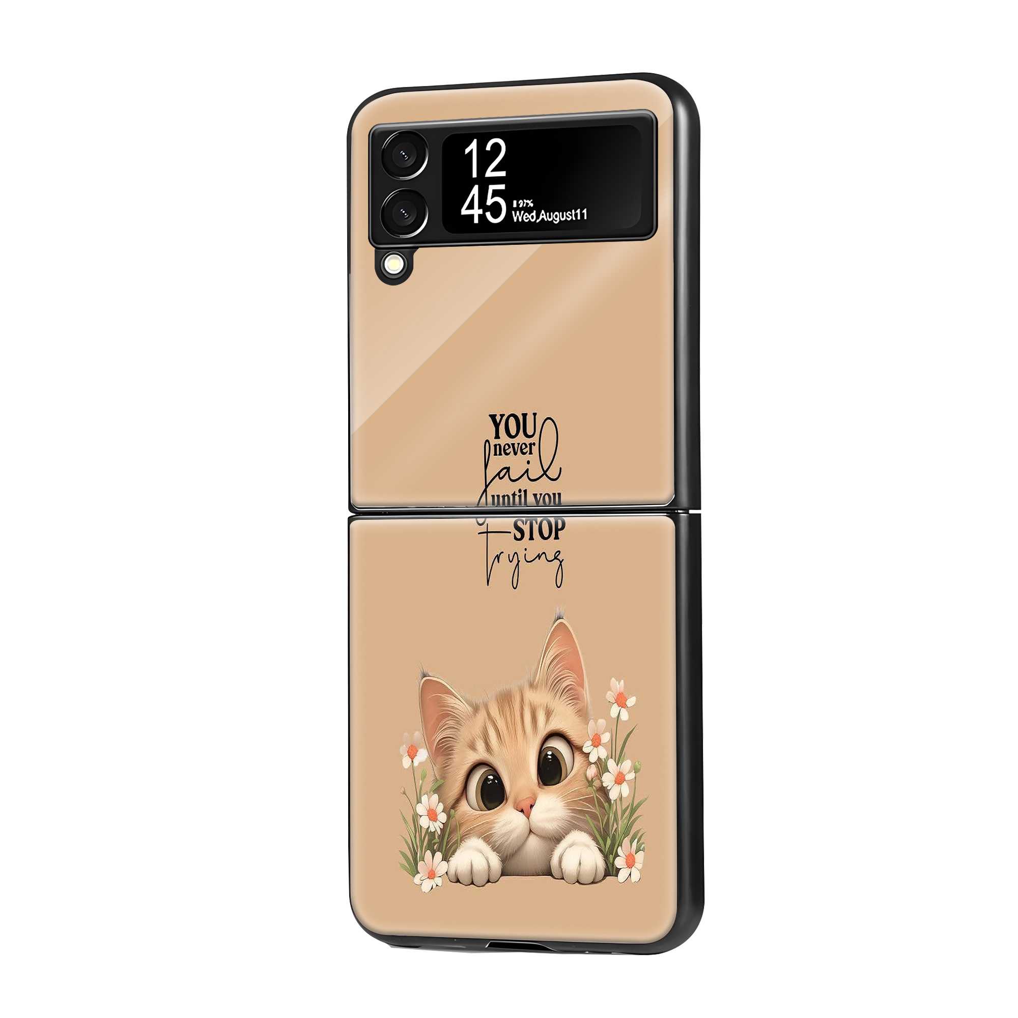 Dream & Purr Samsung Z Flip Glass Case