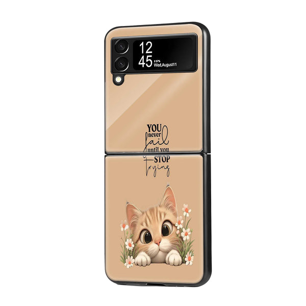 Dream & Purr Samsung Z Flip Glass Case