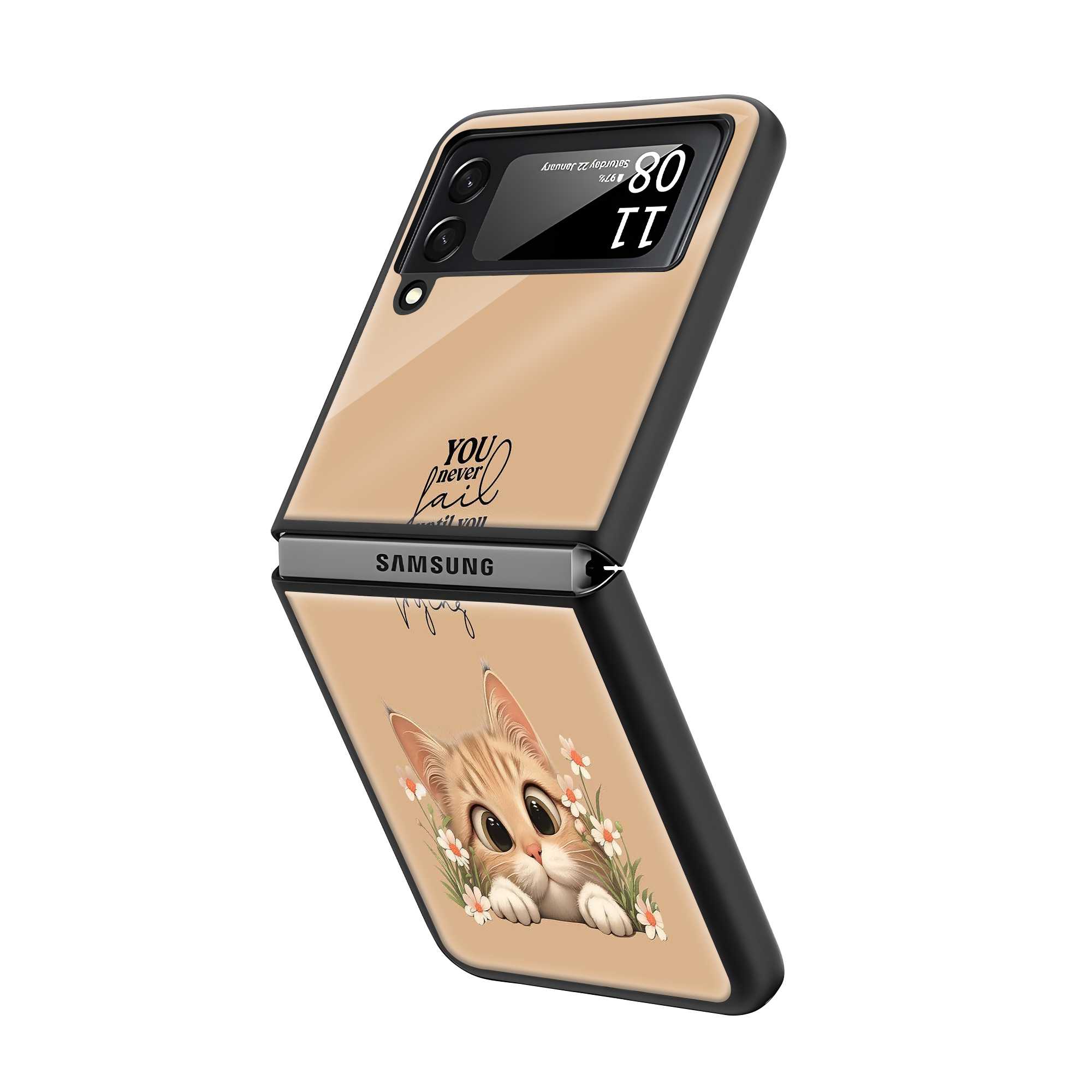 Dream & Purr Samsung Z Flip Glass Case
