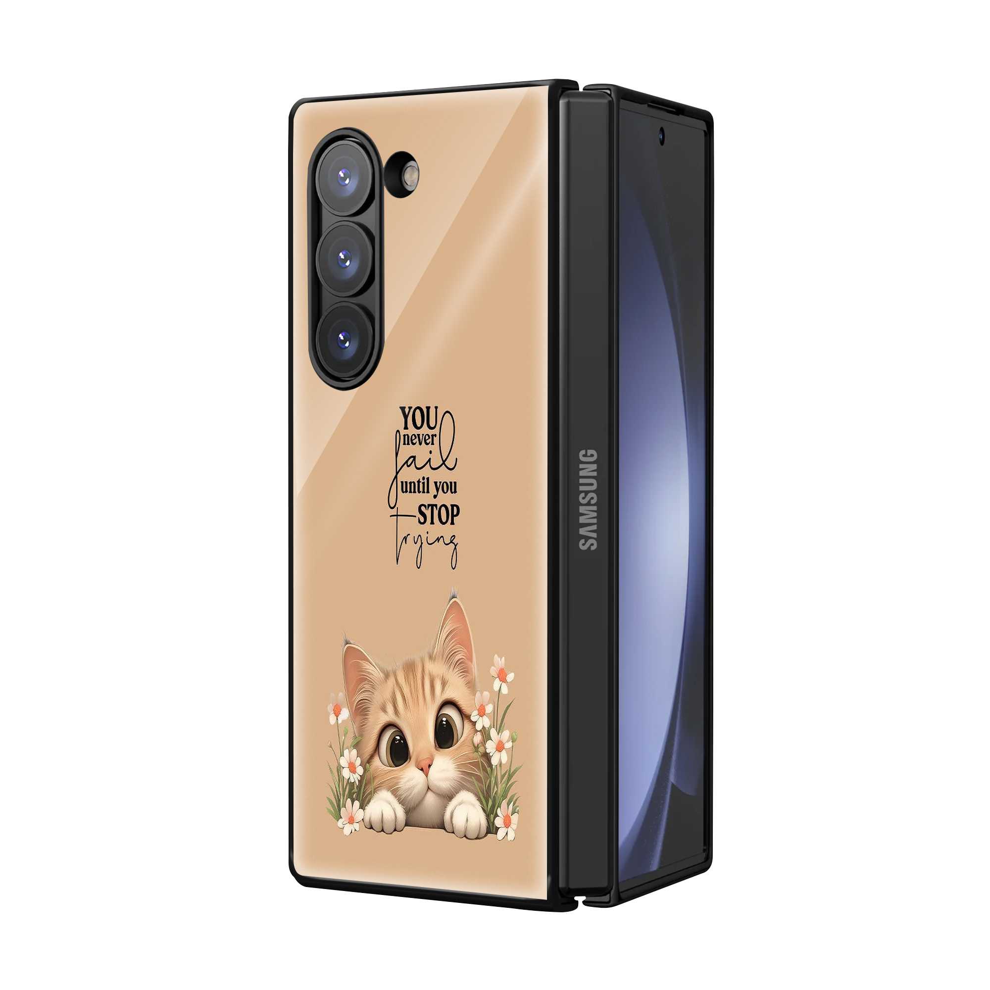 Dream & Purr Samsung Z Fold Glass Case