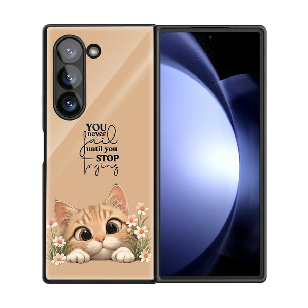 Dream & Purr Samsung Z Fold Glass Case
