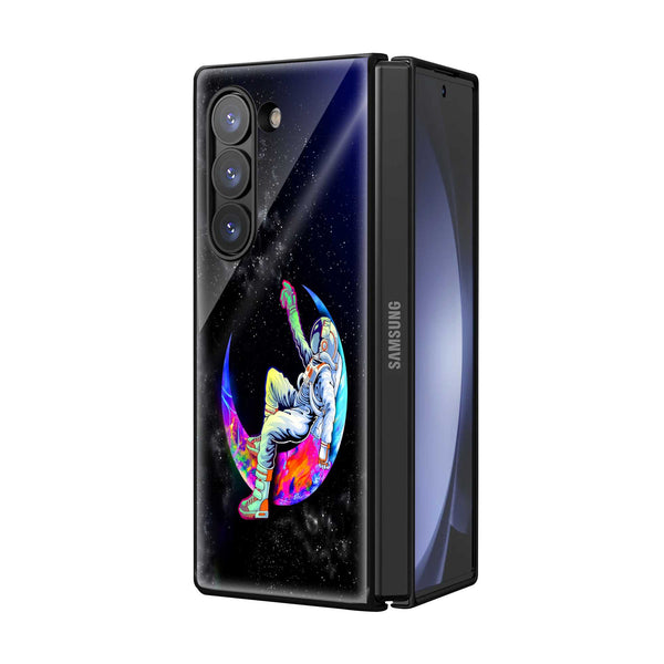 Dreamer's Moon Samsung Z Fold Glass Case