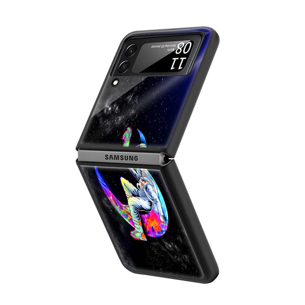Dreamer's Moon Samsung Z Flip Glass Case