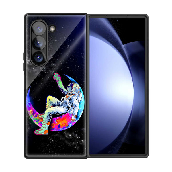 Dreamer's Moon Samsung Z Fold Glass Case