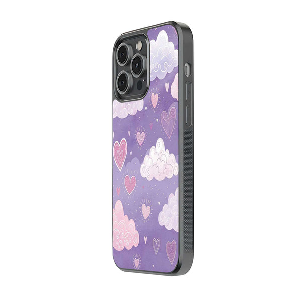 Dreamy Hearts Glass Case