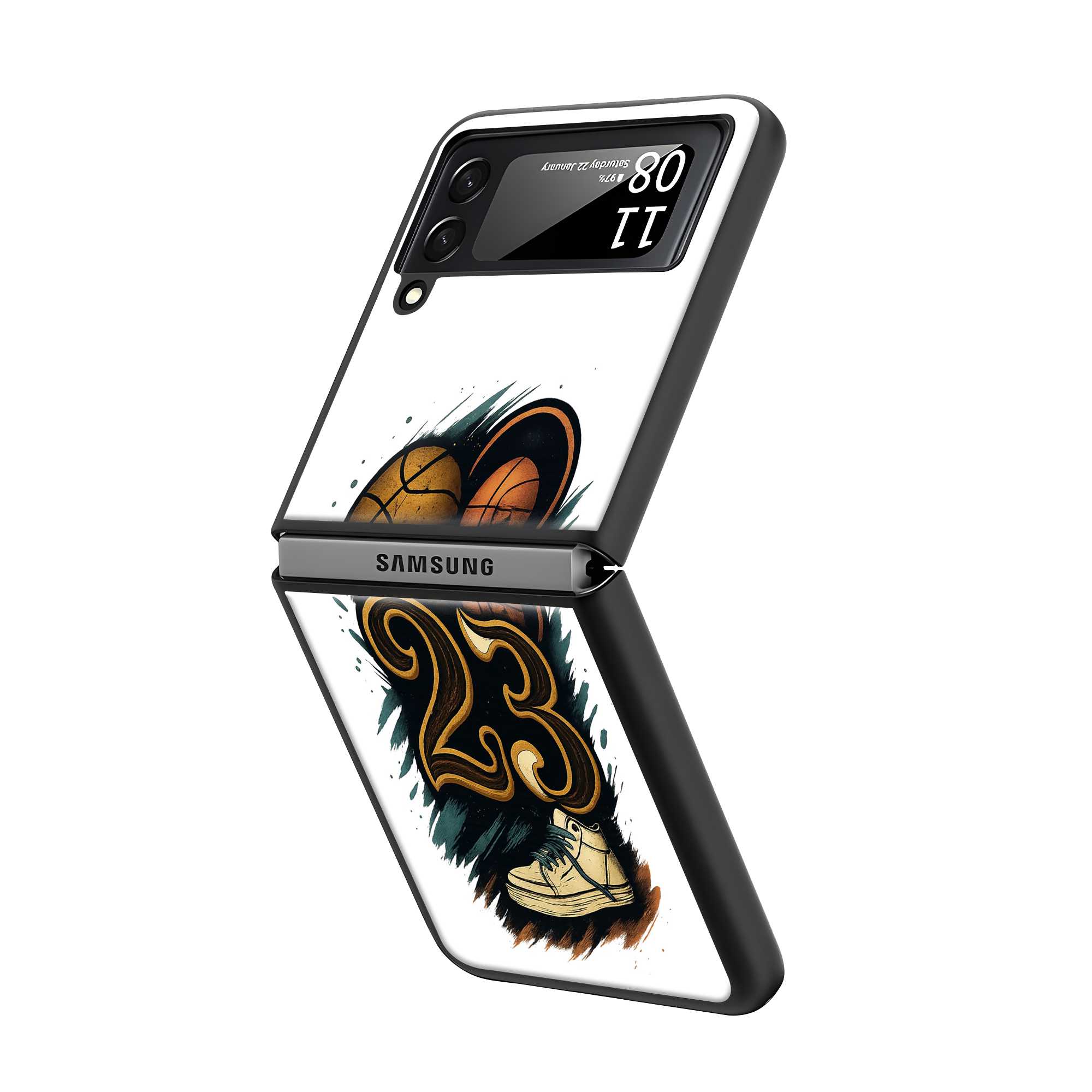 Dual Drip 23 Samsung Z Flip Glass Case