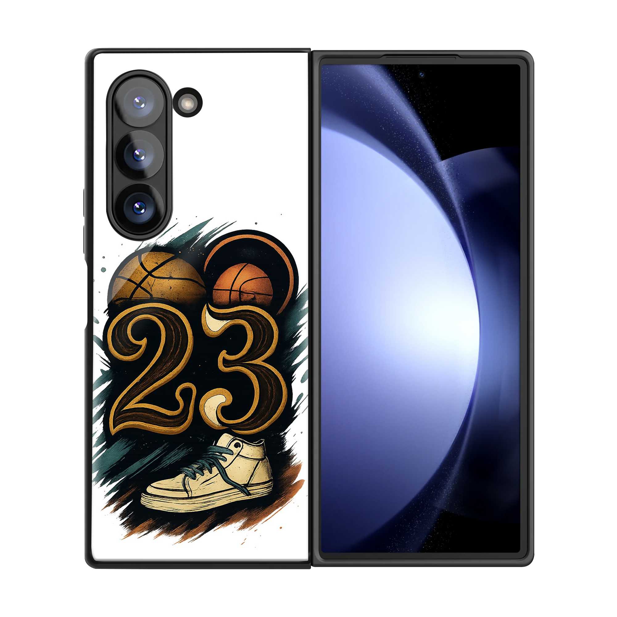 Dual Drip 23 Samsung Z Fold Glass Case