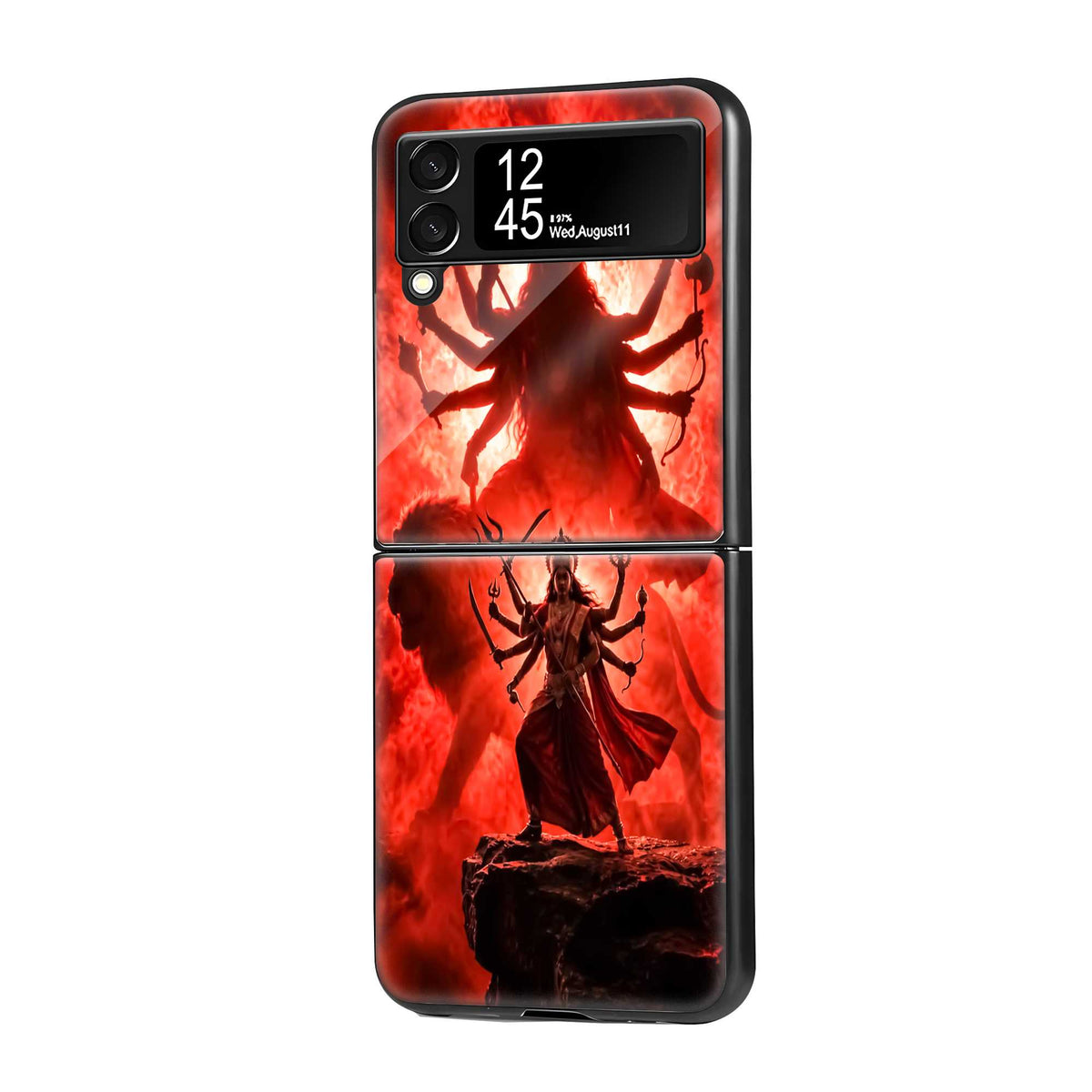 Durga Maa Samsung Z Flip Glass Case