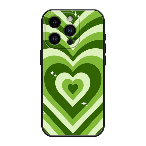 Emerald Hearts Silicone Case