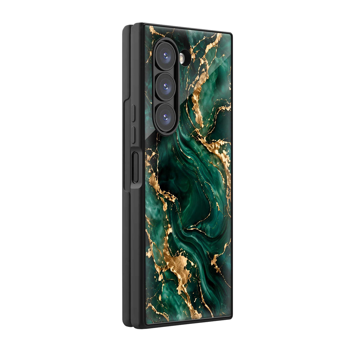 Emerald Luxe Samsung Z Fold Glass Case Main image