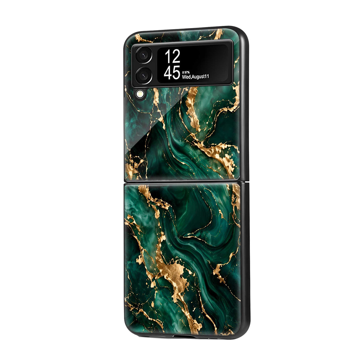 Emerald Luxe Samsung Z Flip Glass Case Main image