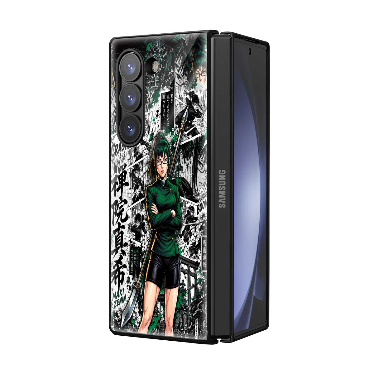Emerald Maki Samsung Z Fold Glass Case