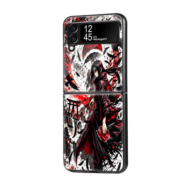 Emerald Shadow Samsung Z Flip Glass Case
