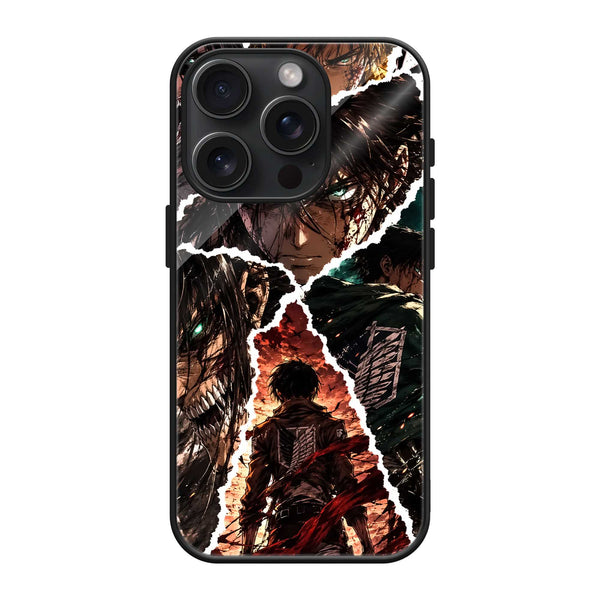 Eren Titan Fury Glass Case