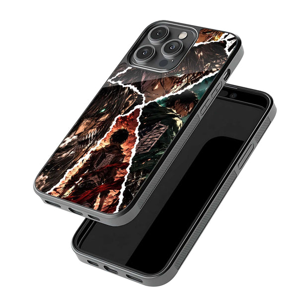 Eren Titan Fury Glass Case